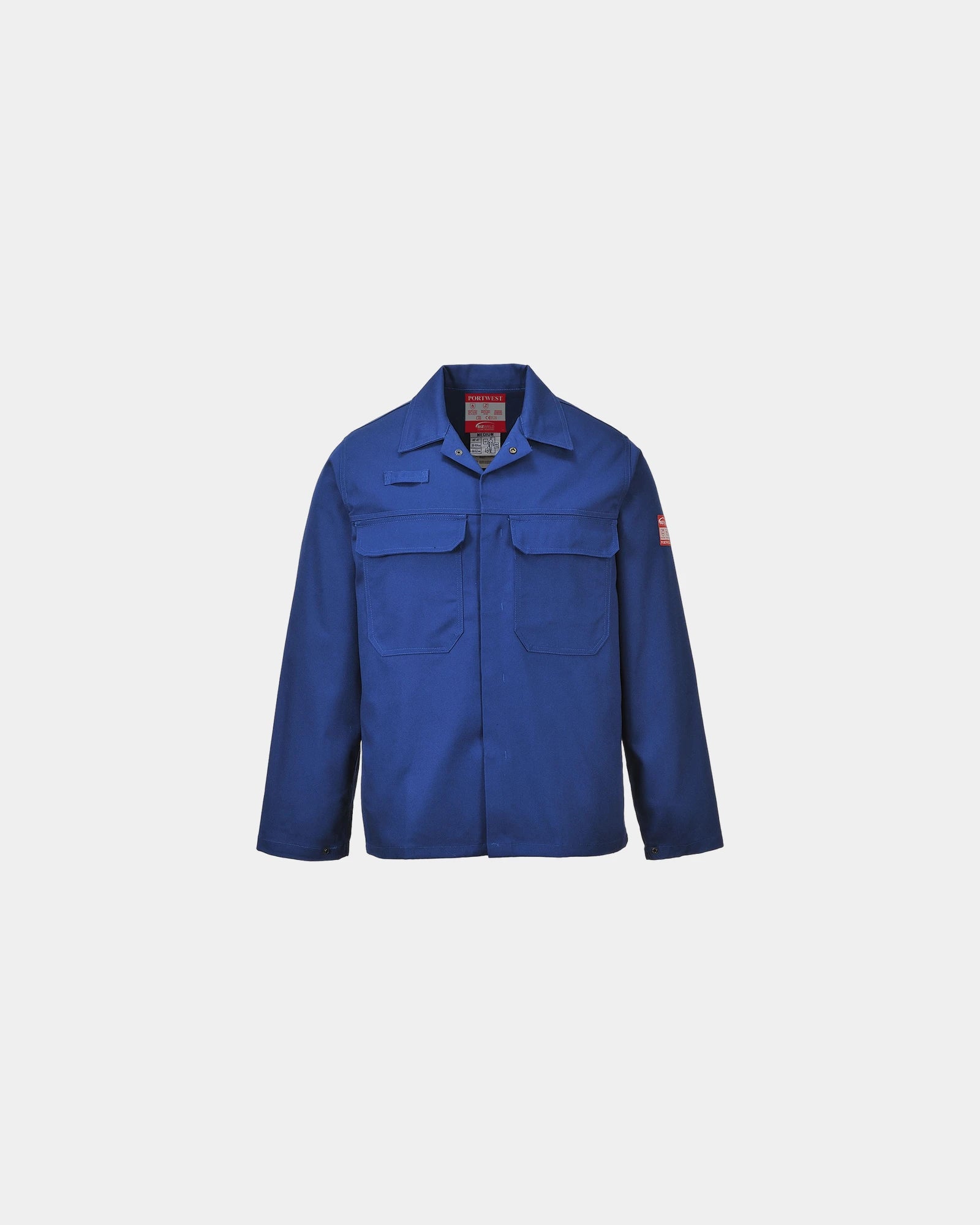 Veste résistante aux flammes Bizweld à personnaliser - Bleu Foncé