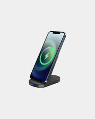 Support téléphone ABS recyclé Blaupunkt à personnaliser - Noir
