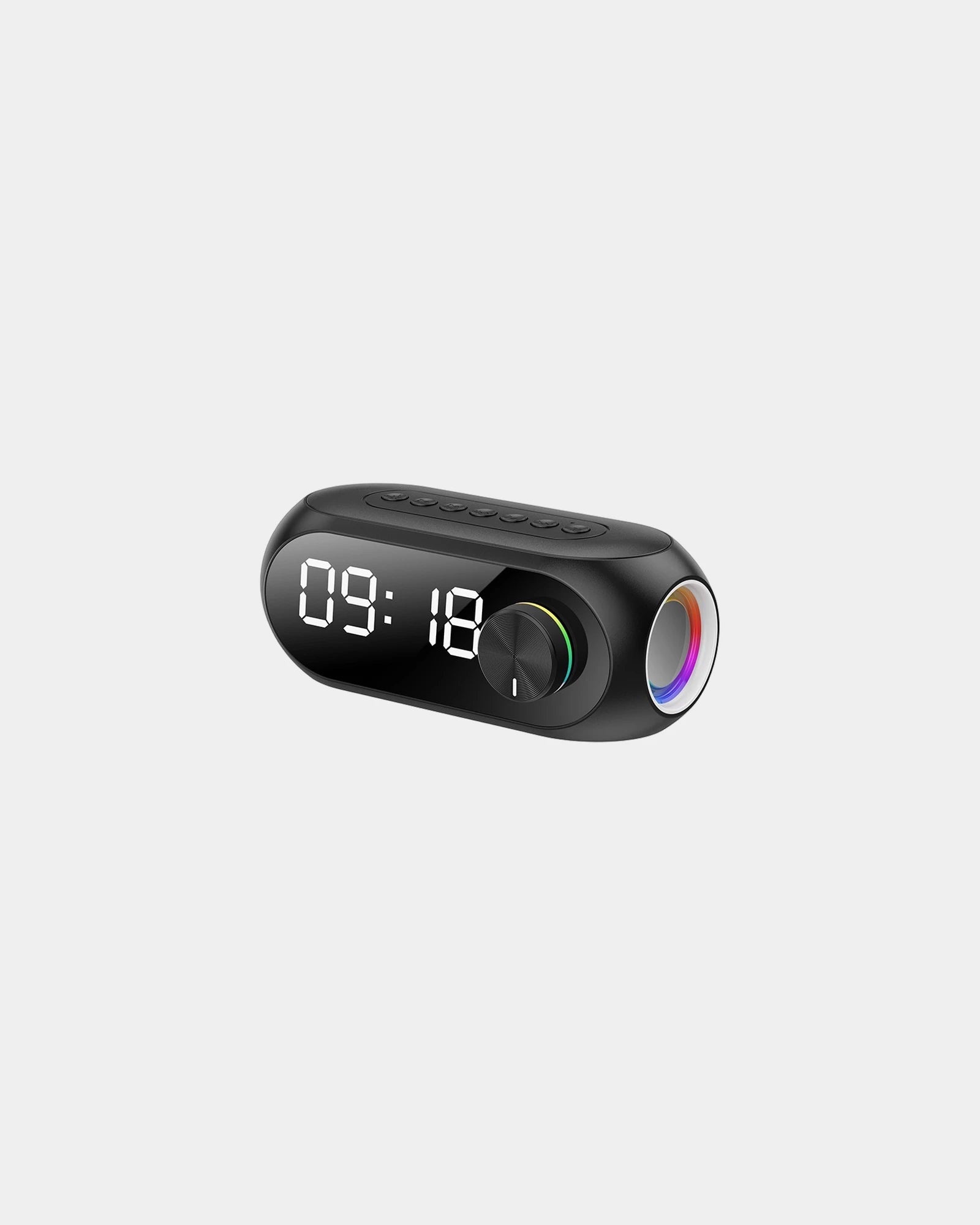 Réveil LED enceinte Bluetooth Blaupunkt à personnaliser - Noir