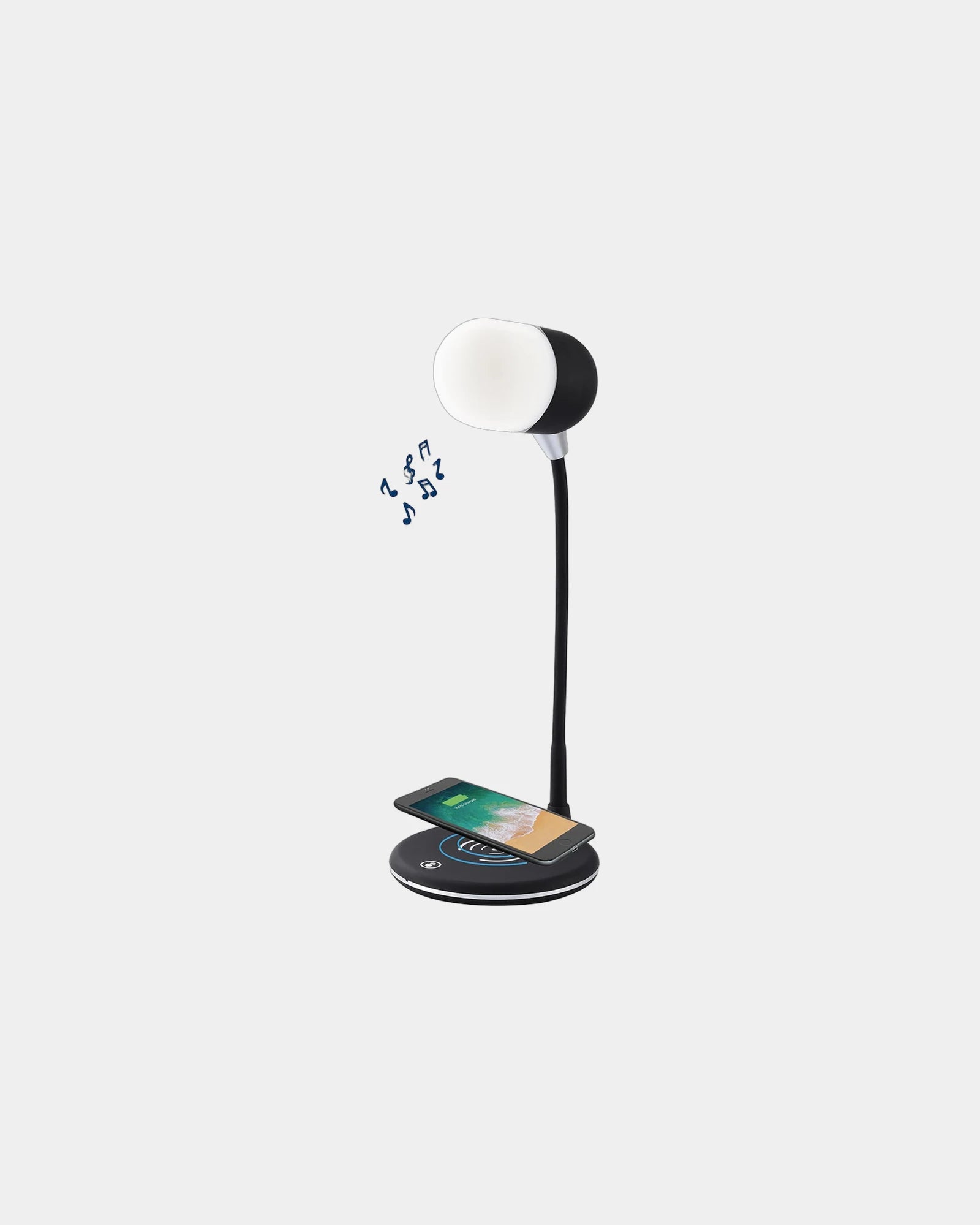 Station de charge enceinte LED Blaupunkt à personnaliser - Noir