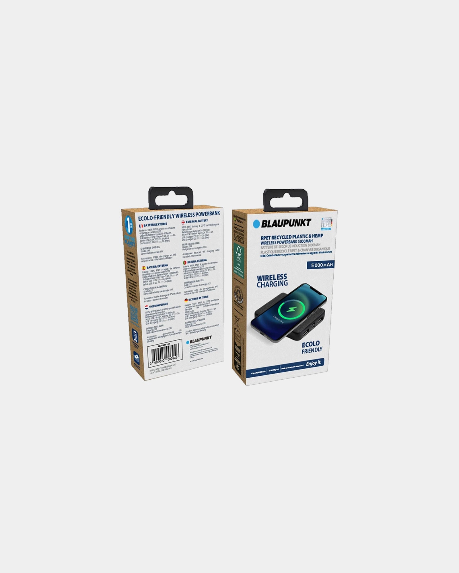 Batterie de secours induction RPET et chanvre Blaupunkt à personnaliser - 4