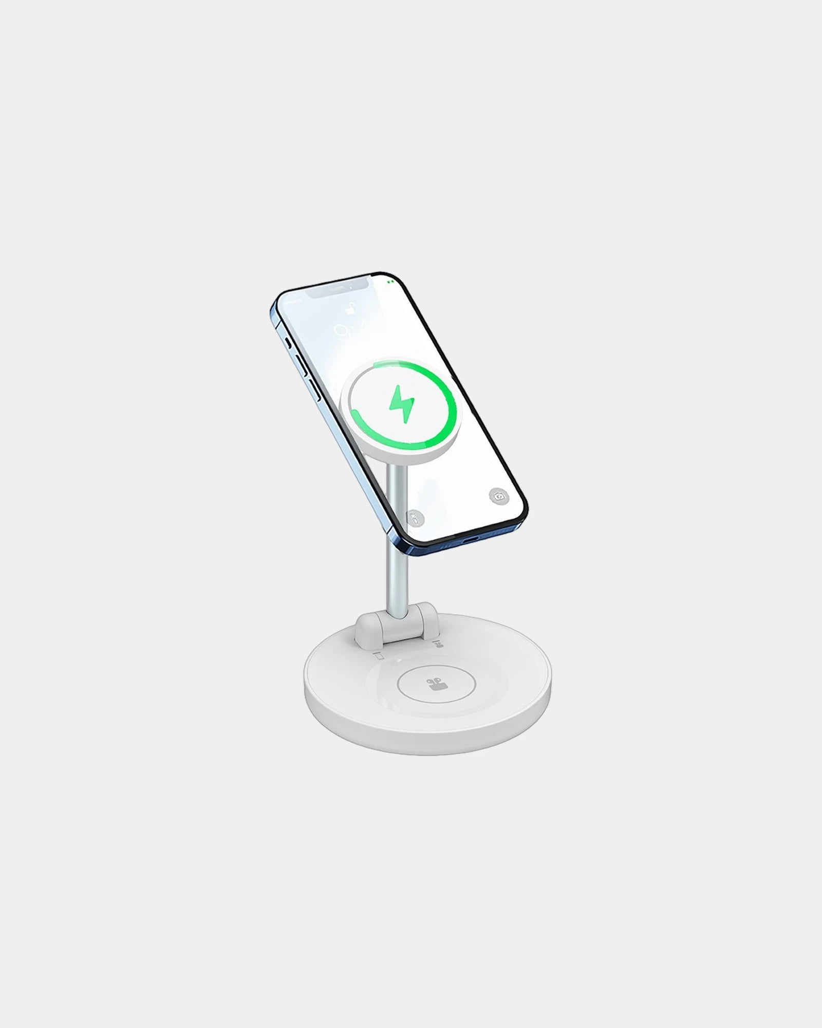Station de charge 2-en-1 magnétique Blaupunkt - Blanc