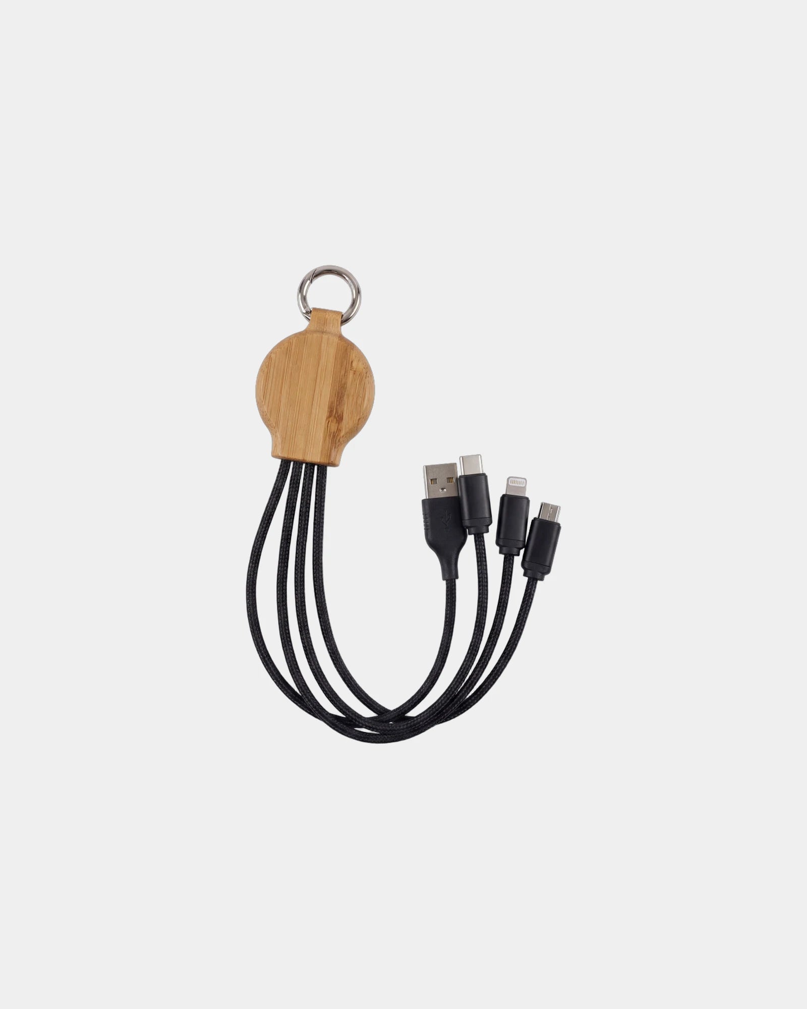 Câble porte-clés recyclé 5-en-1 Bluetech à personnaliser - 1
