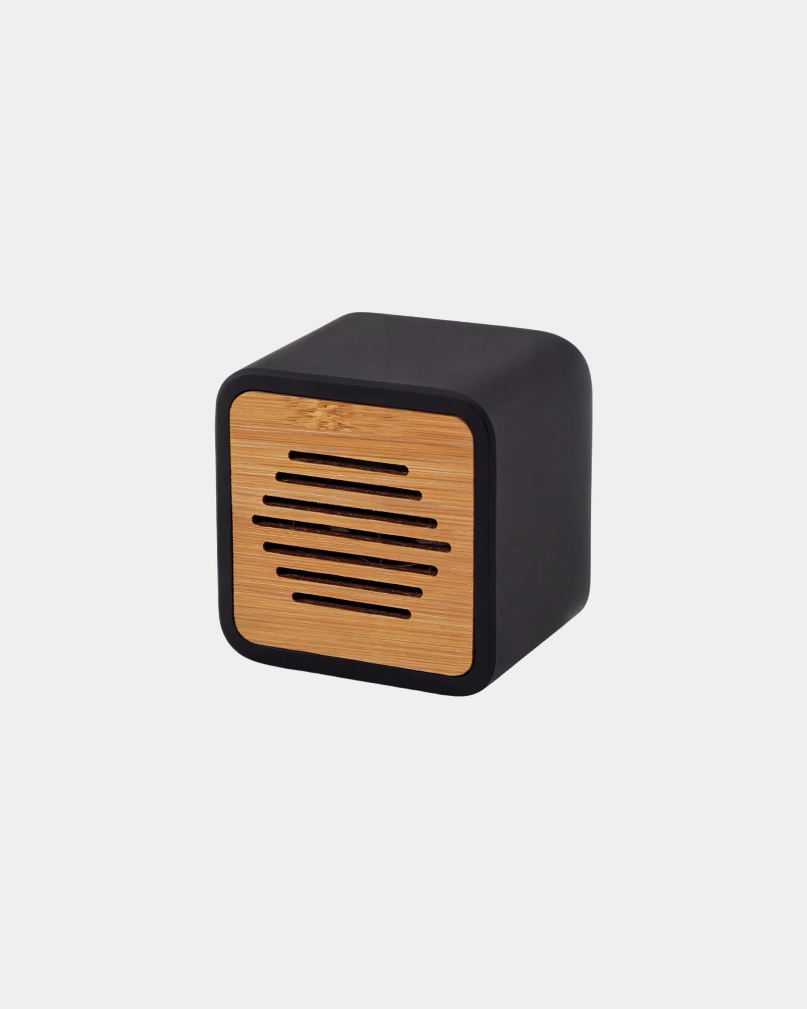 Enceinte Bluetooth ABS recyclé et bambou FSC Bluetech - Noir