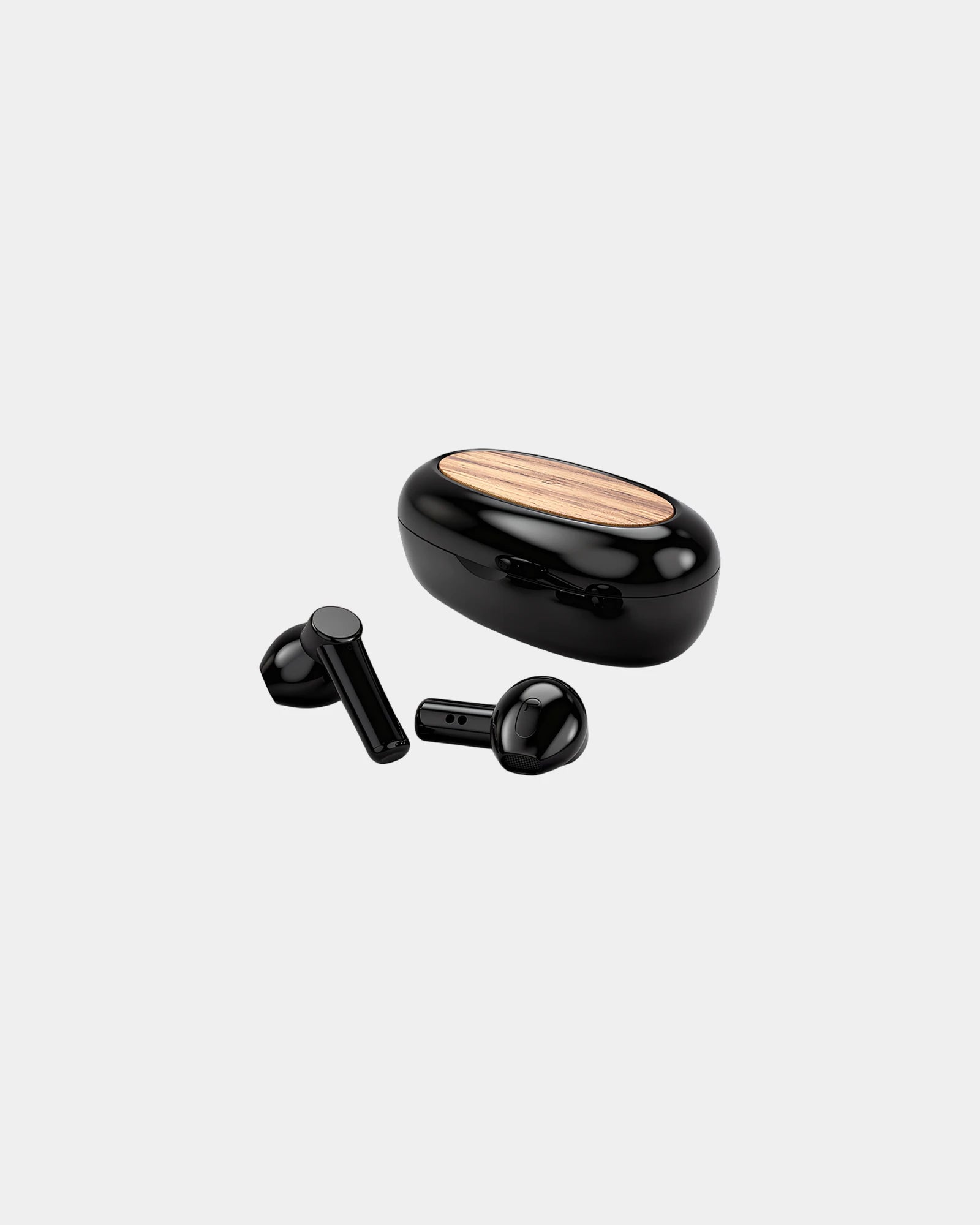 Écouteurs Bluetooth ABS recyclé Bluetech à personnaliser - Noir