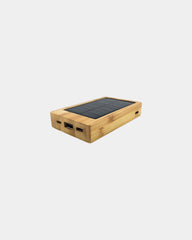 Batterie de secours solaire bambou FSC 5000mAh - 1