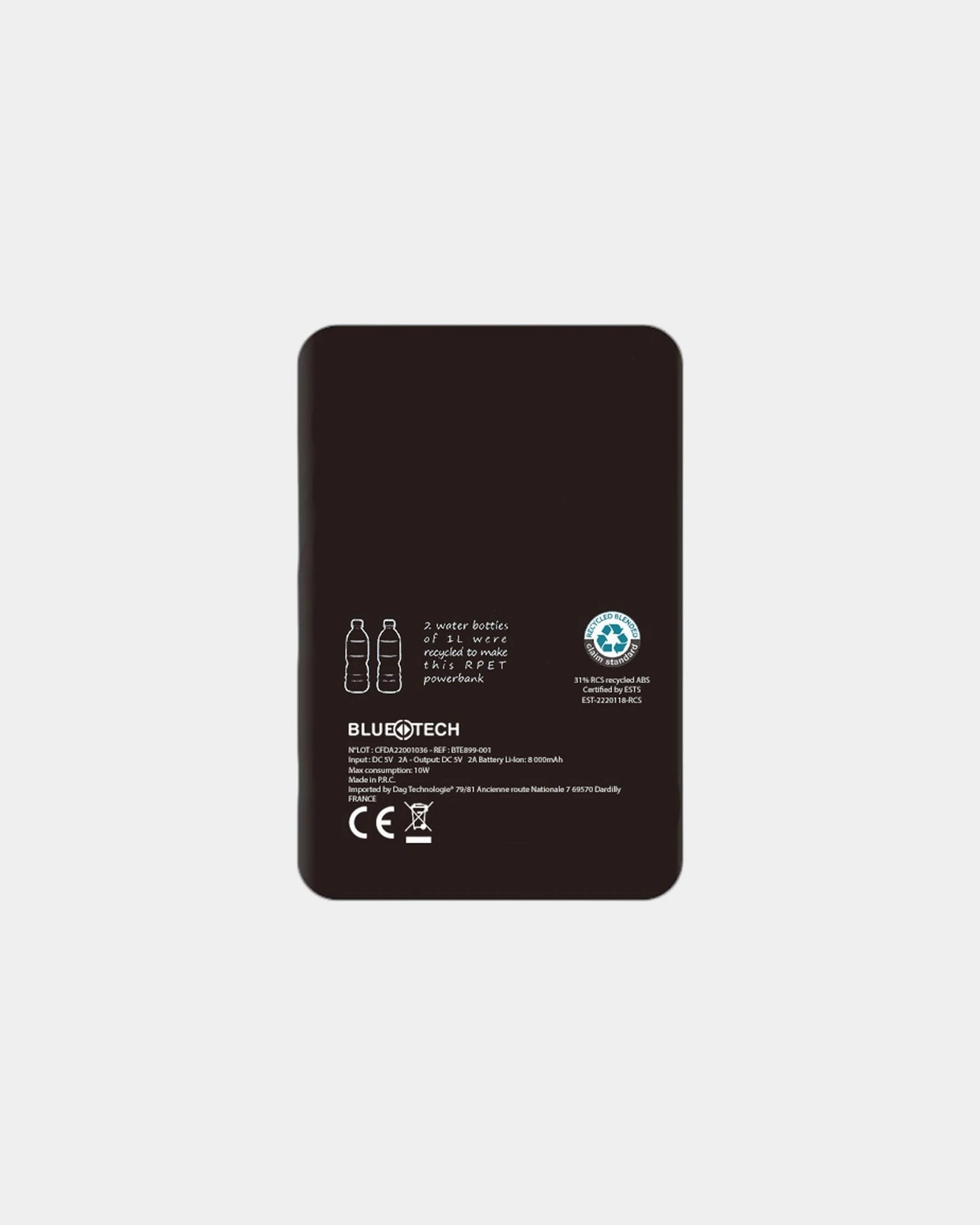 Batterie de secours RPET 5000mAh Bluetech à personnaliser - 3
