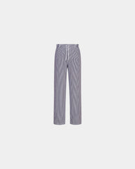 Pantalon de cuisine coton Bromley à personnaliser - Echiquier Bleu-Blanc