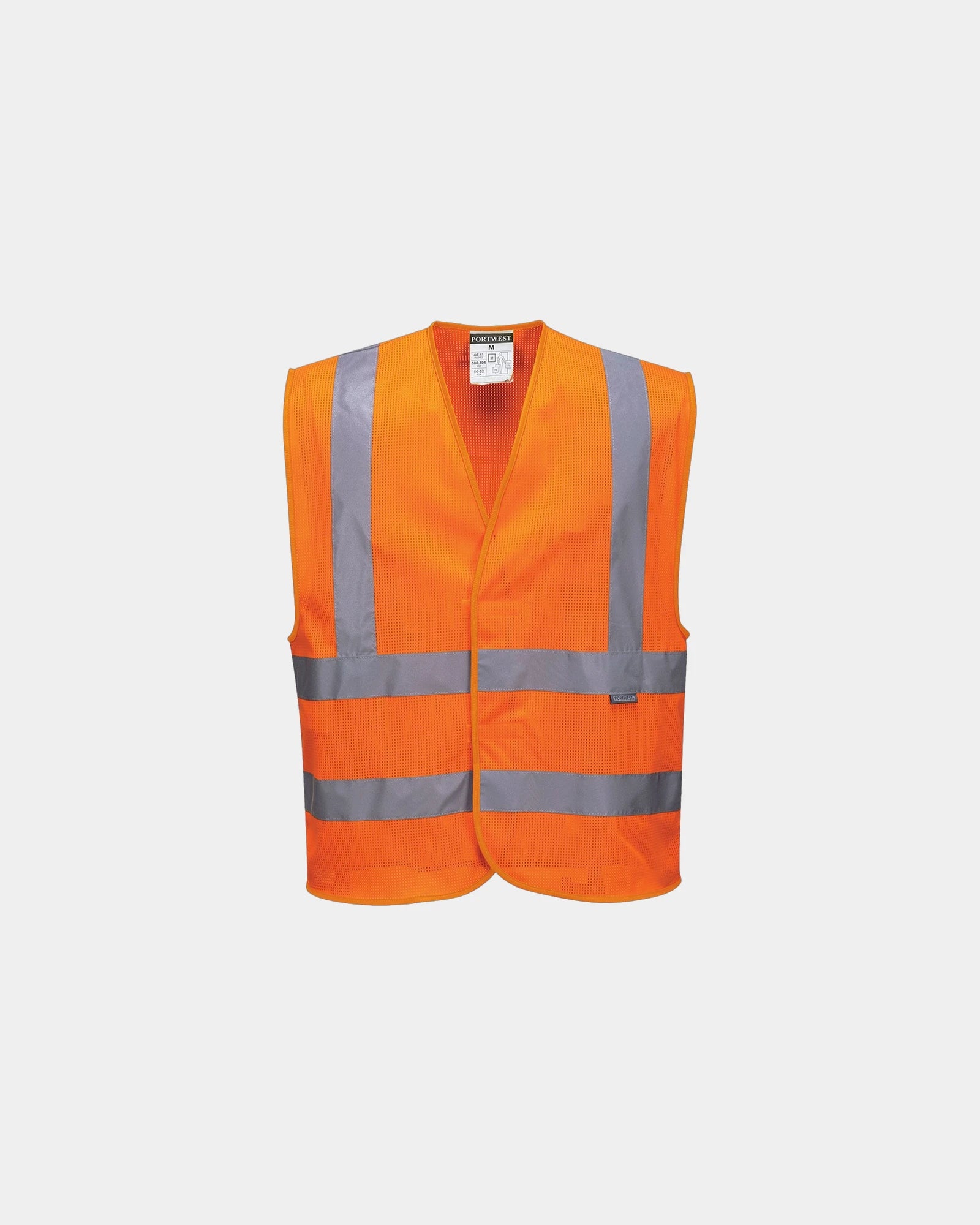 Gilet maille aérée à personnaliser - Orange