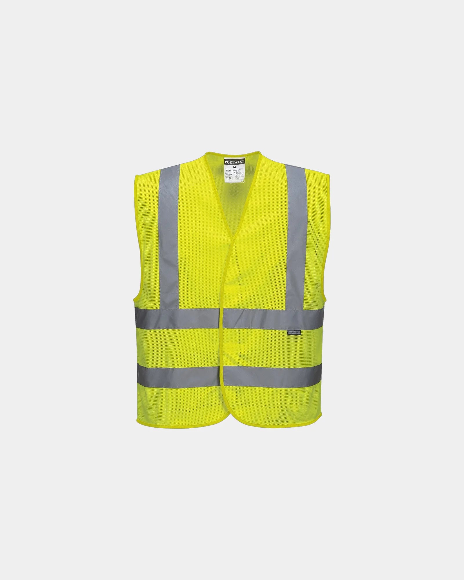 Gilet maille aérée à personnaliser - Jaune
