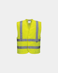 Gilet maille aérée à personnaliser - Jaune