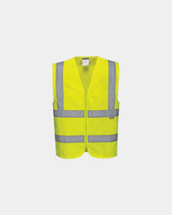 Gilet rétroréfléchissant Zip à personnaliser - Jaune