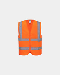 Gilet rétroréfléchissant Zip à personnaliser - Orange