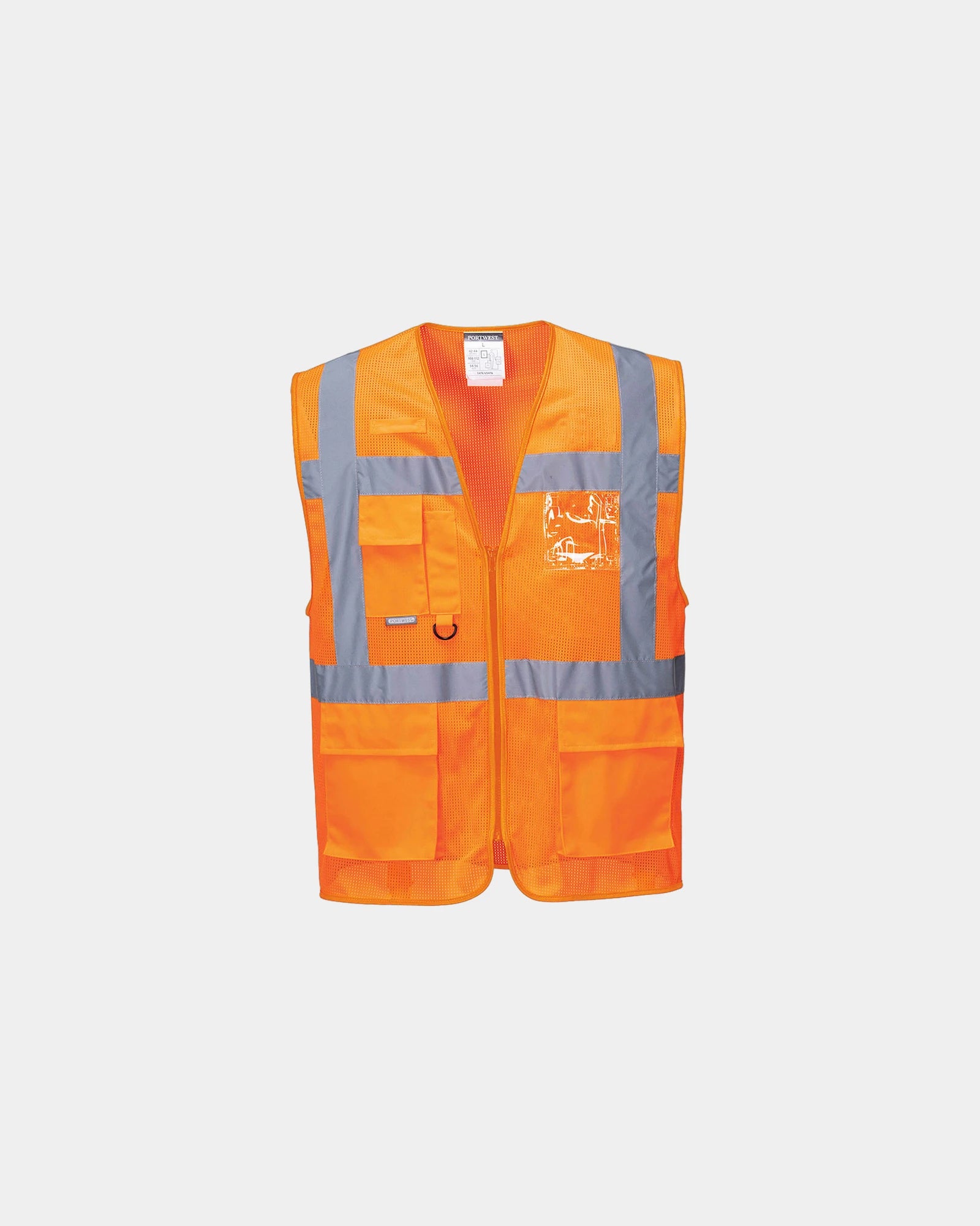 Gilet HV MeshAir à personnaliser - Orange