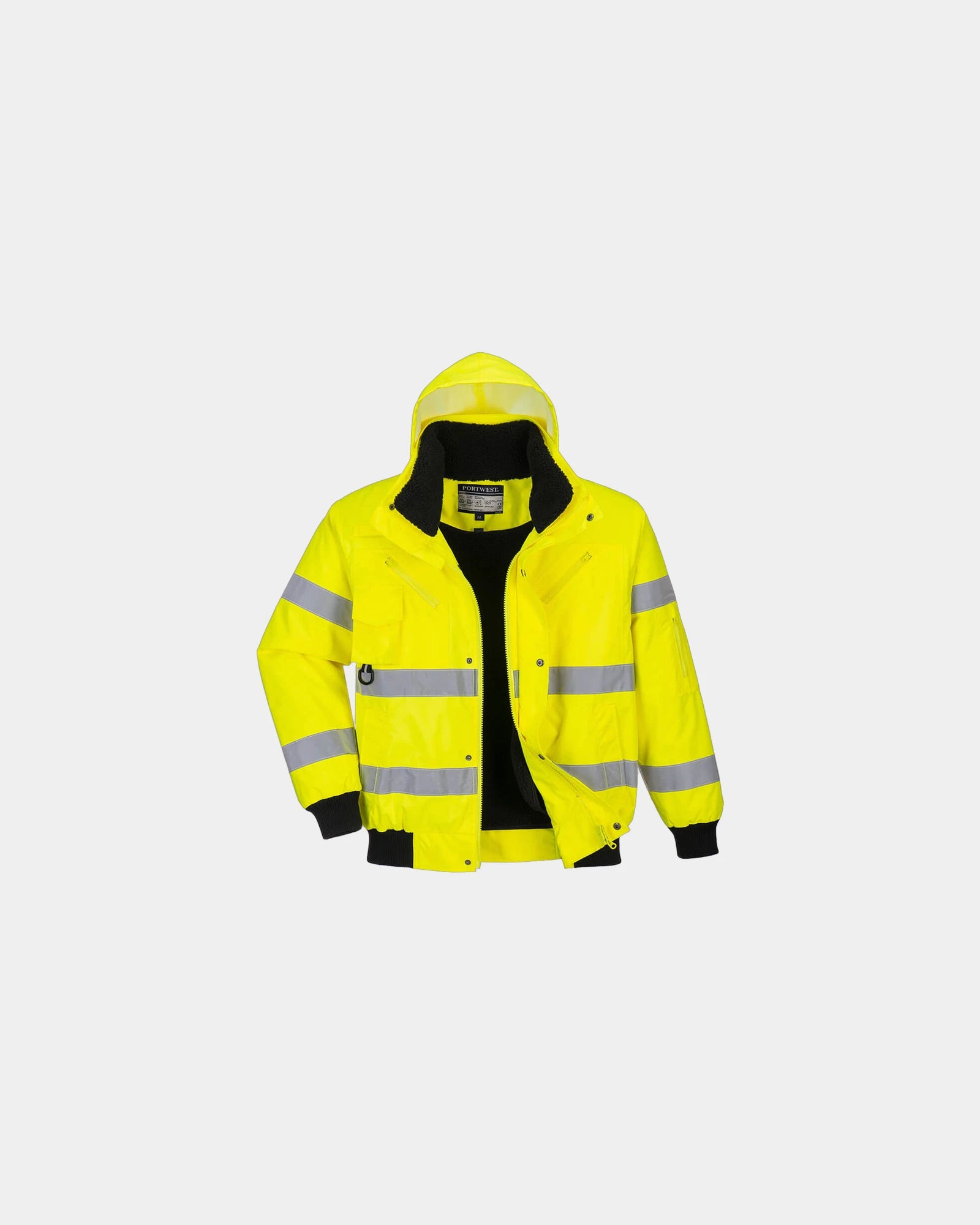 Blouson Bomber HiVis 3 en 1 à personnaliser - Jaune