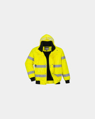 Blouson Bomber HiVis 3 en 1 à personnaliser - Jaune
