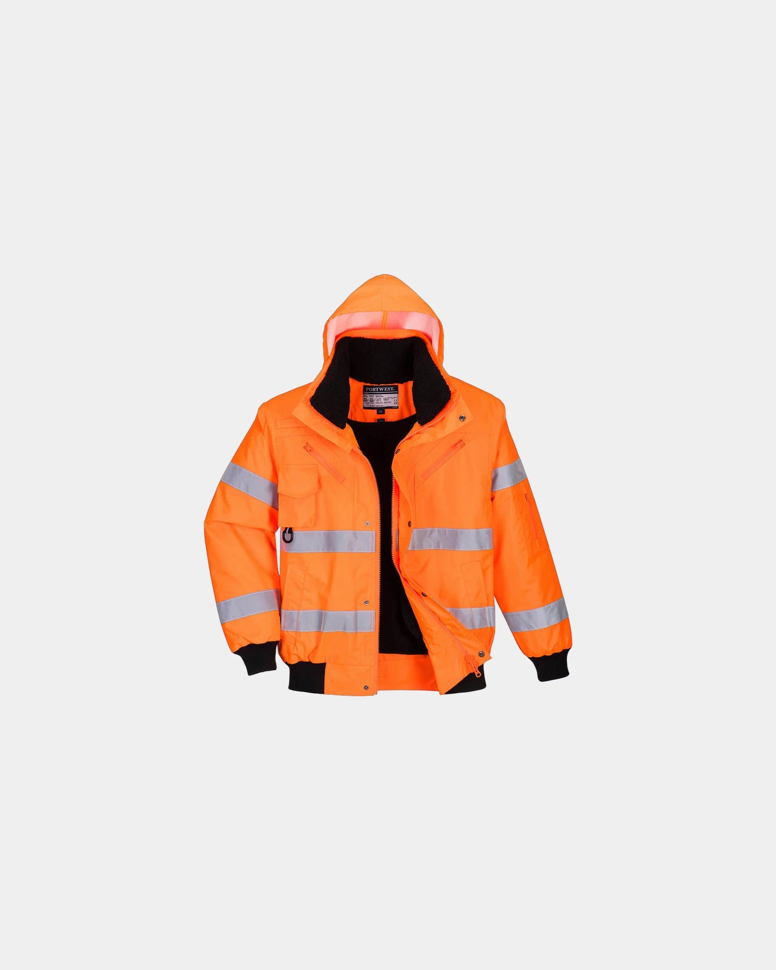 Blouson Bomber HiVis 3 en 1 à personnaliser - Orange