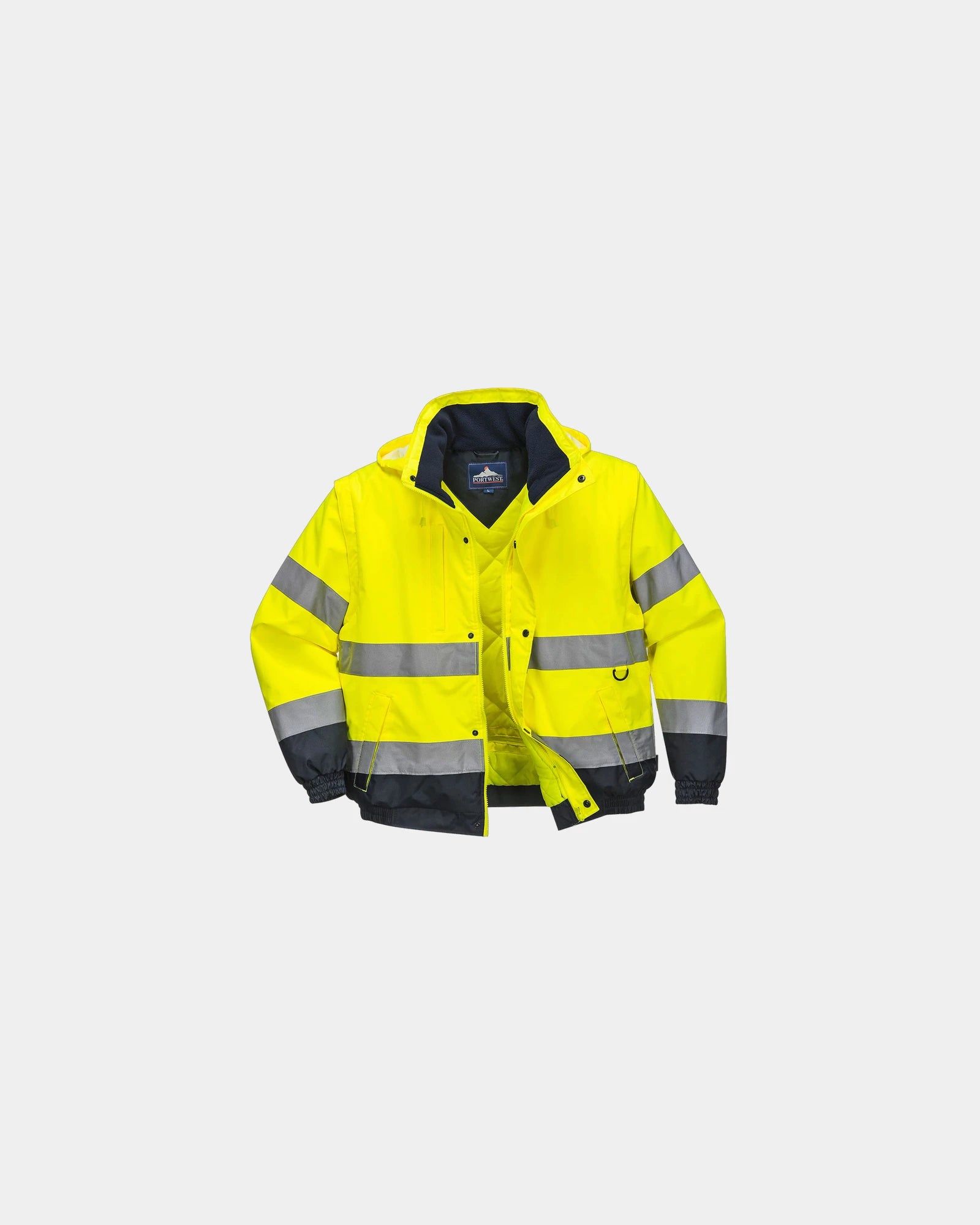 Blouson 2-en-1 imperméable à personnaliser - Jaune