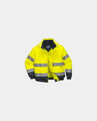 Blouson 2-en-1 imperméable à personnaliser - Jaune