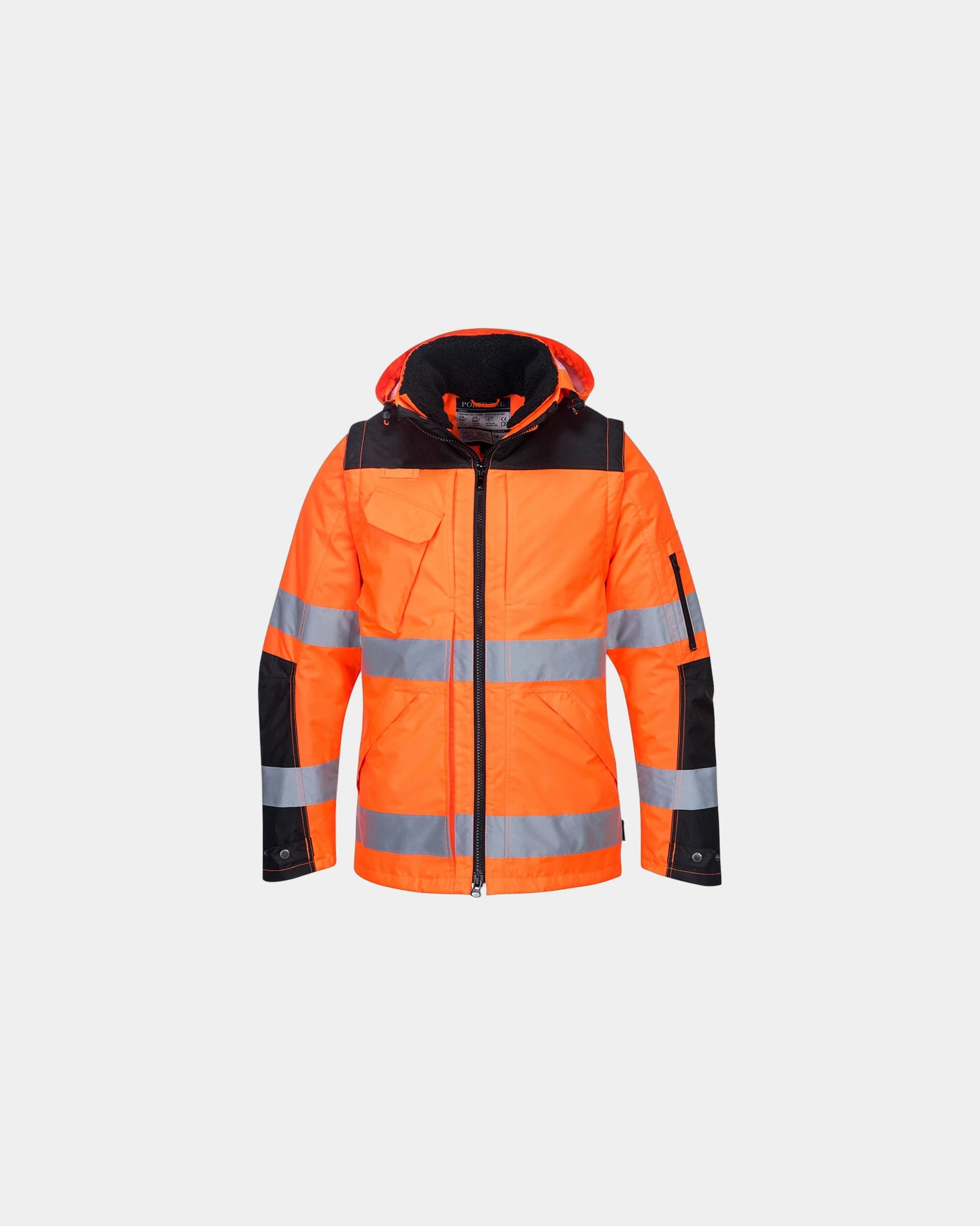 Blouson 3-en-1 Pro Hi-Vis à personnaliser - Orange