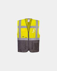 Gilet Executive Warsaw à personnaliser - Jaune-Vert