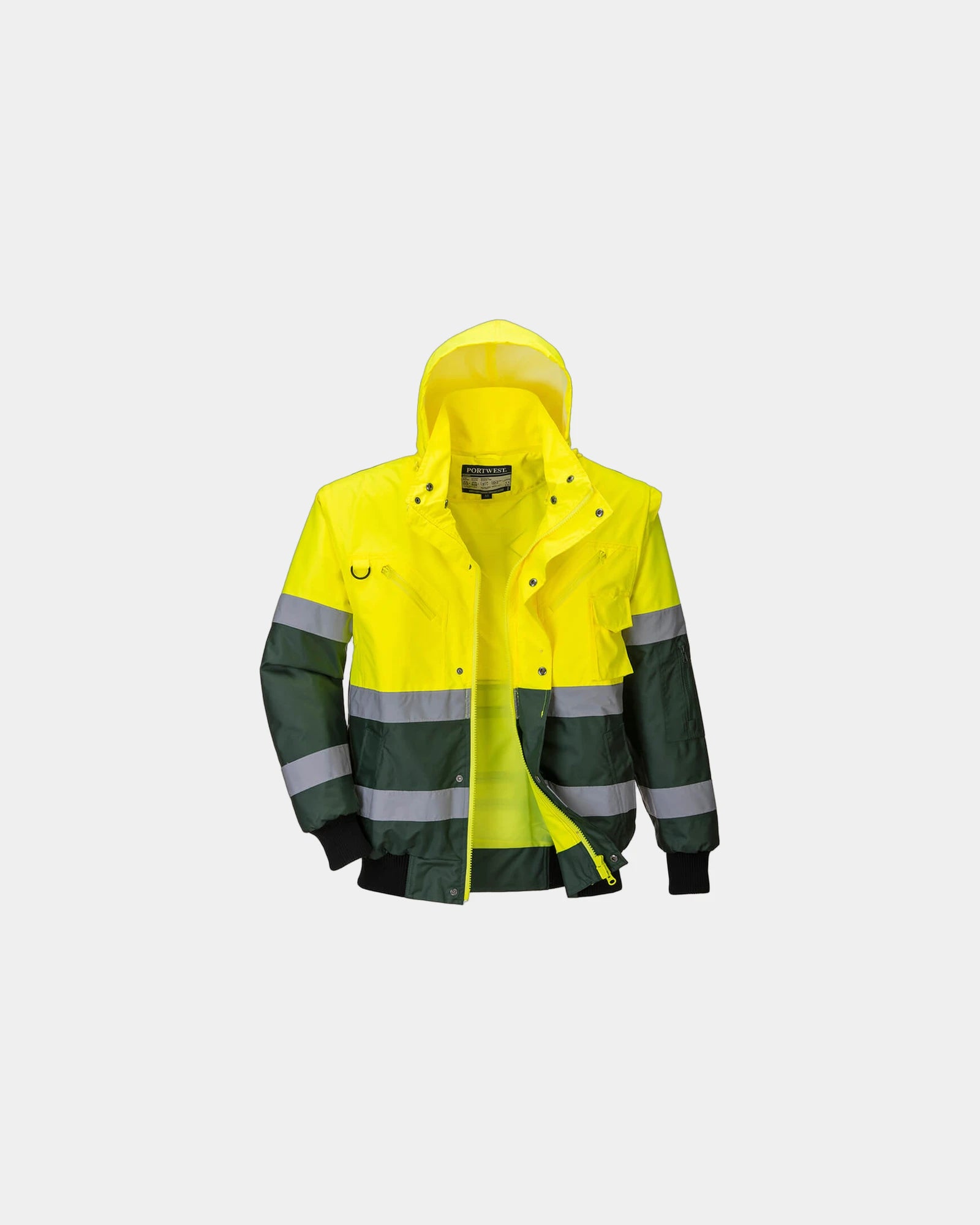 Blouson Bomber Hi-Vis X à personnaliser - Jaune-Vert