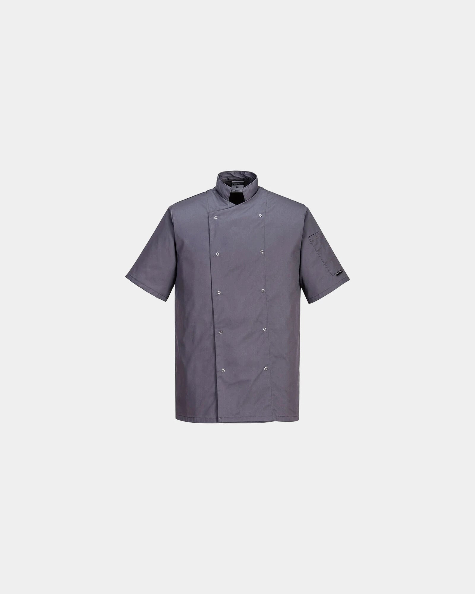 Veste de cuisine légère Cumbria à personnaliser - Gris