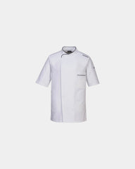 Veste de chef polaire Surrey M/C à personnaliser - Blanc