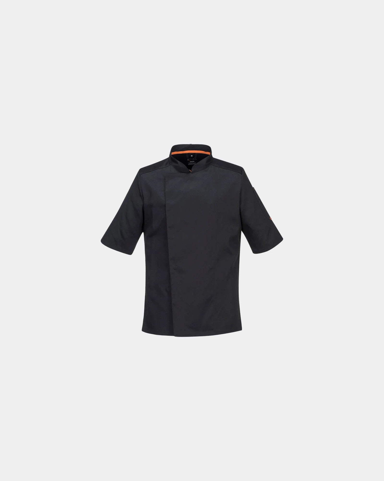 Veste de cuisine extensible à personnaliser - Noir-Bleu Ciel