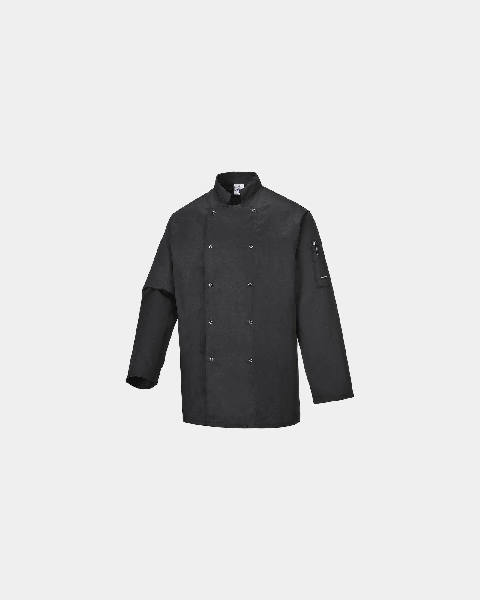 Veste de cuisine Suffolk à personnaliser - Noir-Bleu Ciel