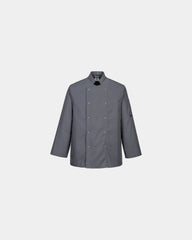 Veste de cuisine Suffolk à personnaliser - Gris