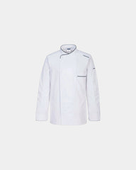 Veste de chef 100% coton Surrey M/L à personnaliser - Blanc