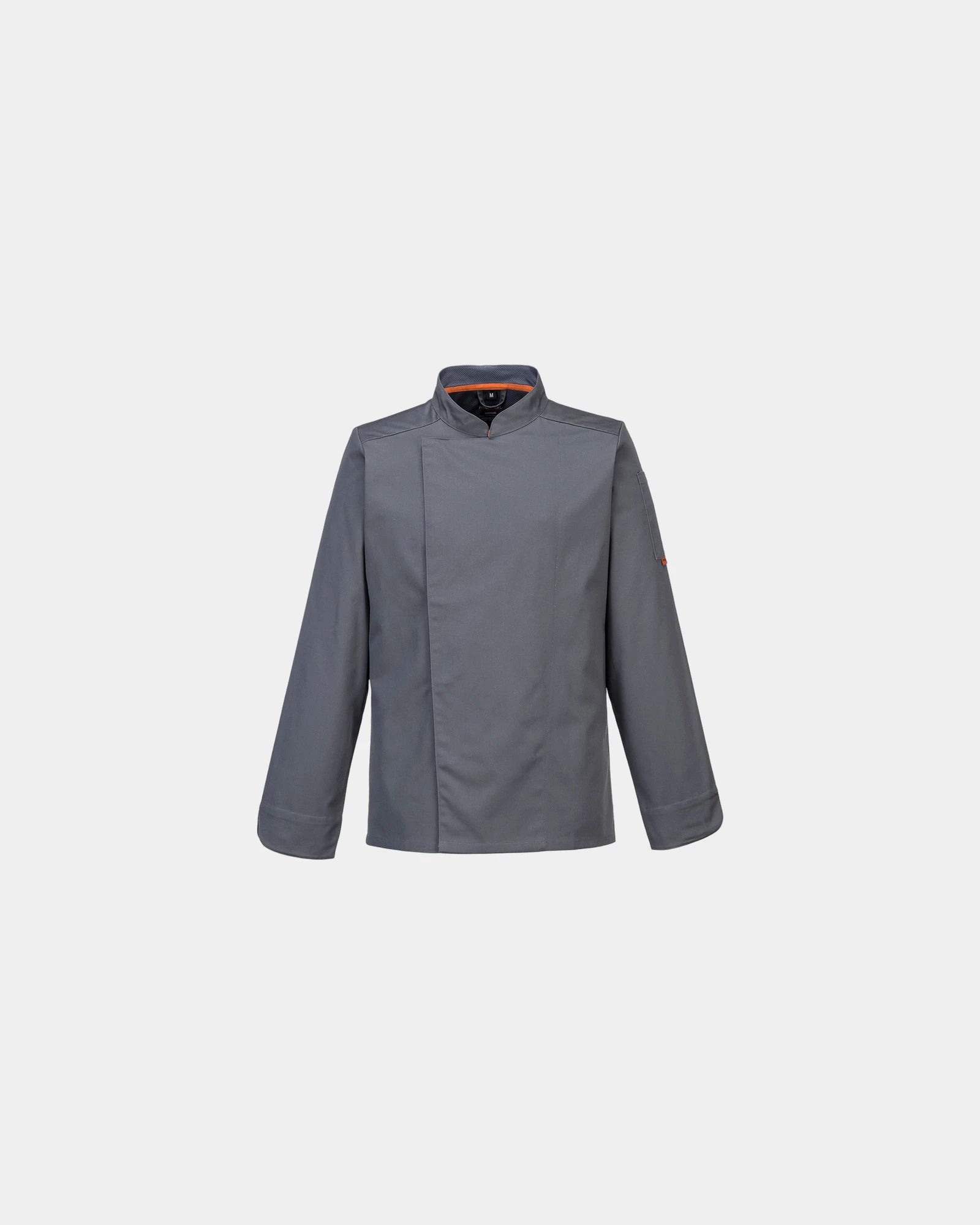 Veste cuisine polyester/coton personnalisable Meshair Pro L/S à personnaliser - Gris