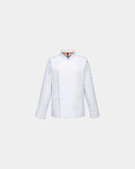 Veste de cuisine stretch à personnaliser - Blanc
