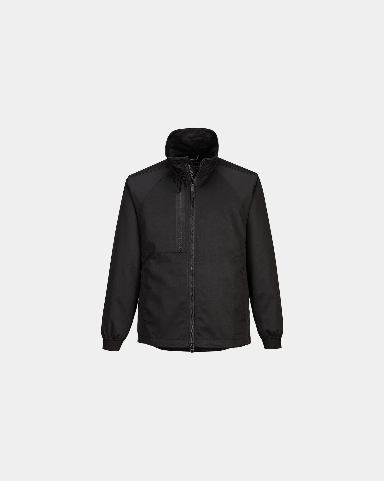 Veste de travail Stretch à personnaliser - Noir-Bleu Ciel