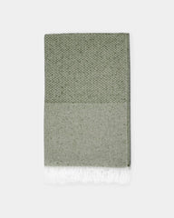 Fouta en coton recyclé à personnaliser - Kaki