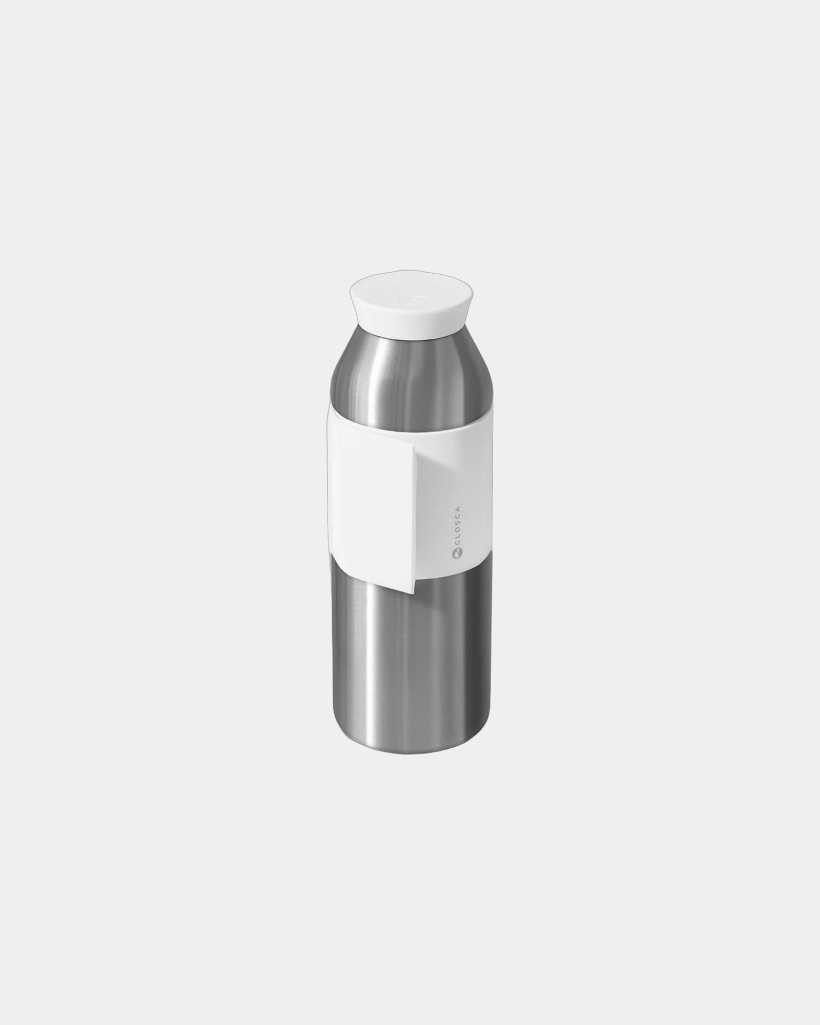 Bouteille inox Closca 450ml à personnaliser - Metal White
