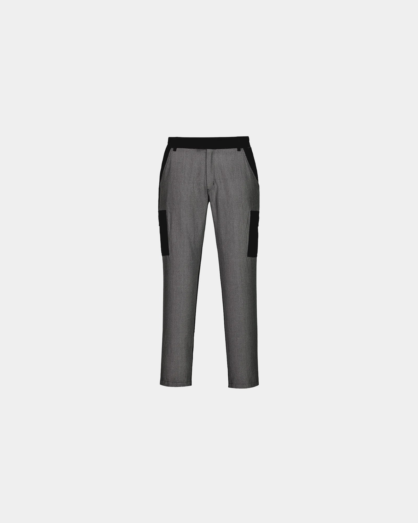 Pantalon combat résistant aux coupures à personnaliser - Noir-Bleu Ciel