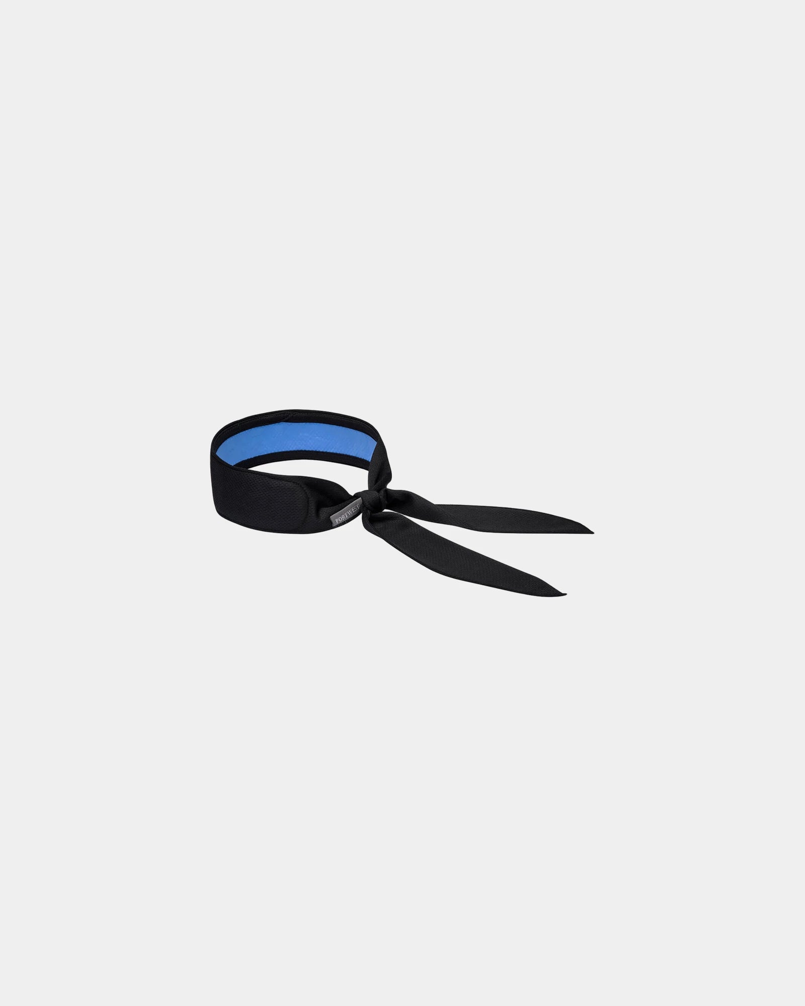 Foulard rafraîchissant à personnaliser - Noir-Bleu Ciel