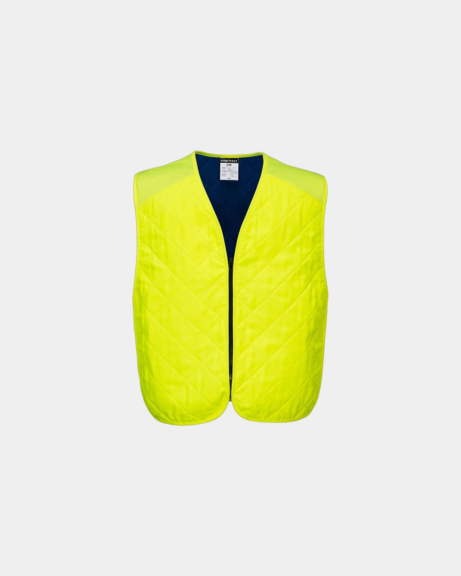 Gilet de rafraichissement léger à personnaliser - Jaune
