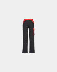 Pantalon coton haut de gamme Poznan à personnaliser - Noir-Bleu Ciel