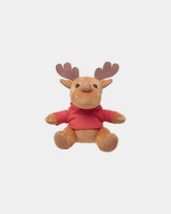 Peluche renne avec capuche à personnaliser - Rouge