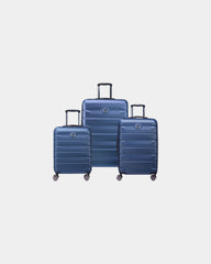 Set de 3 valises Delsey AIR ARMOUR à personnaliser - Bleu Nuit