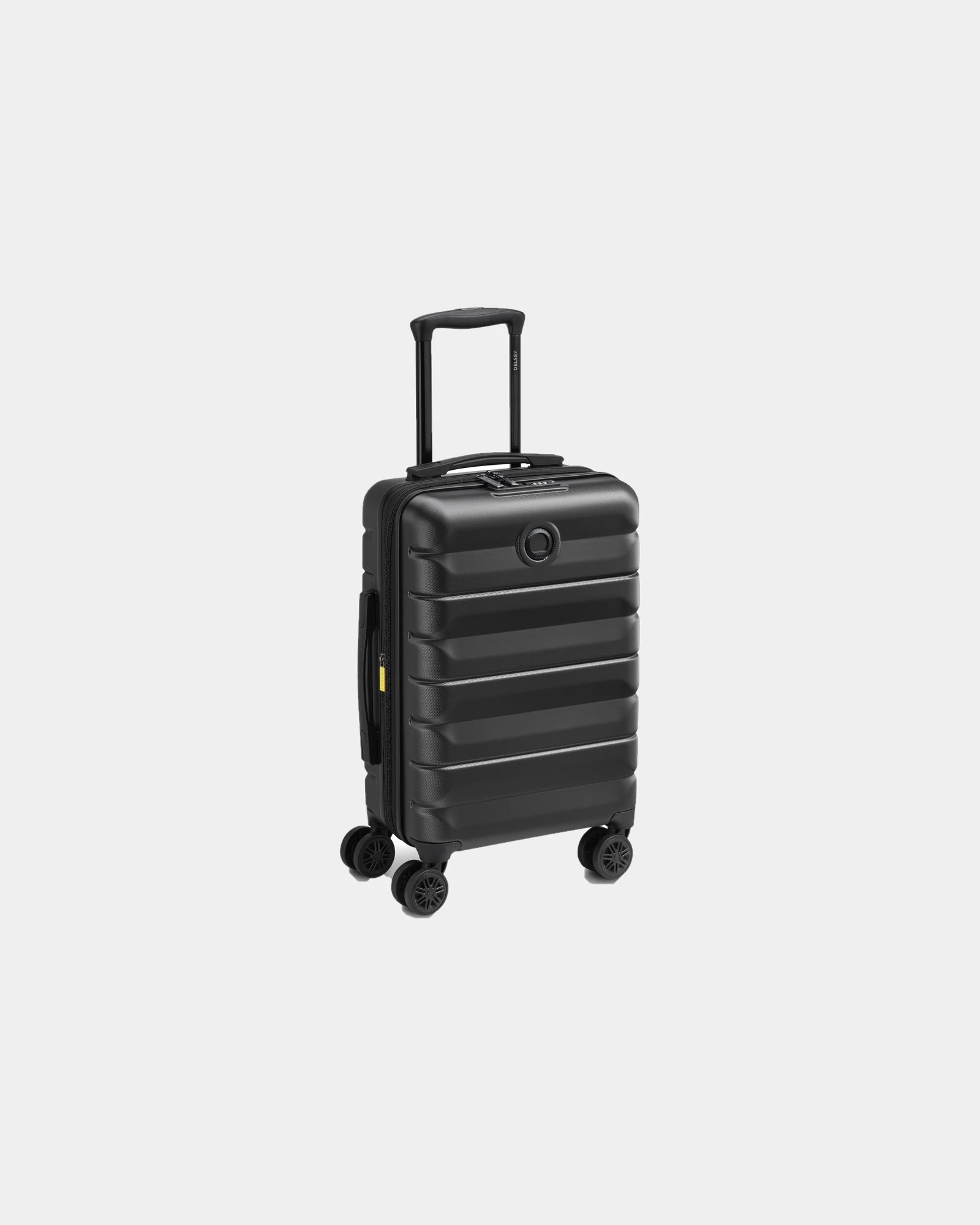 Valise polycarbonate Delsey Air Armour 55 cm à personnaliser - Noir