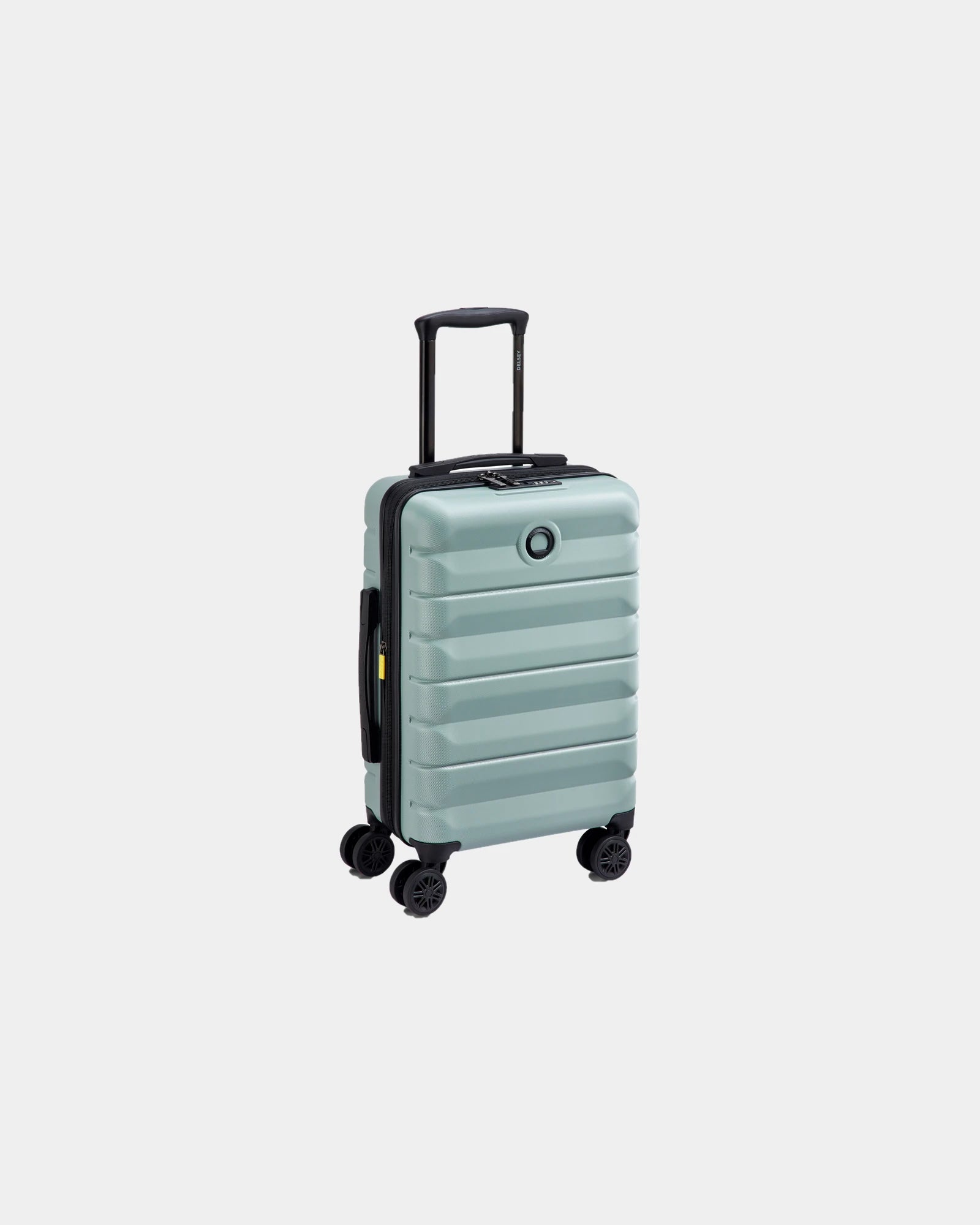 Valise polycarbonate Delsey Air Armour 55 cm à personnaliser - Vert Sauge