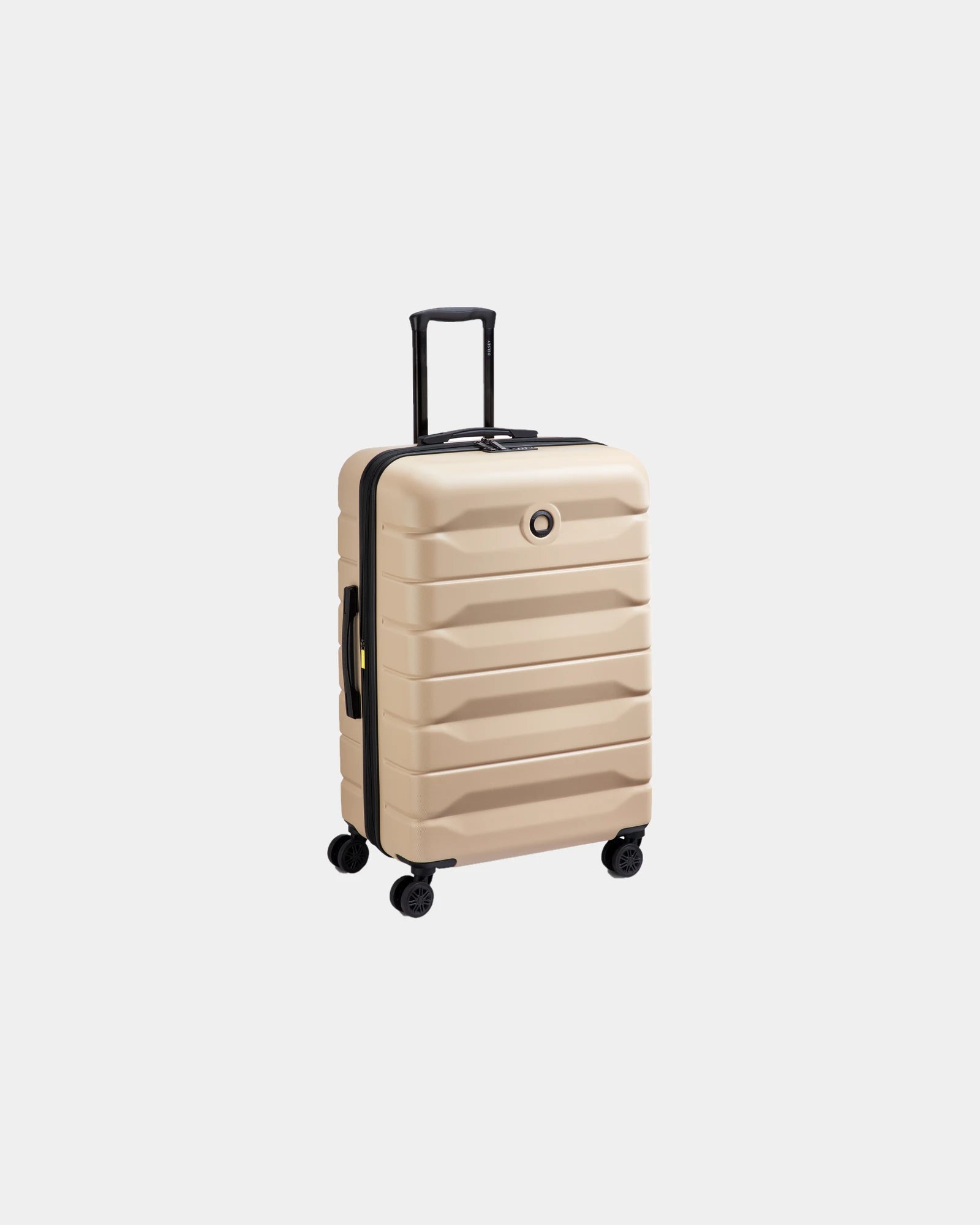 Valise polycarbonate Delsey Air Armour 76 cm à personnaliser - Sable