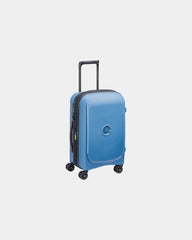 Valise cabine extensible Delsey Belmont Plus à personnaliser - Bleu Zinc