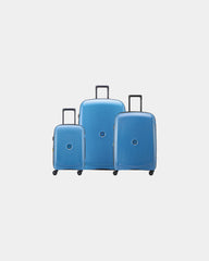 Valise soute polypropylène recyclé Delsey Belmont Plus à personnaliser - Bleu Zinc