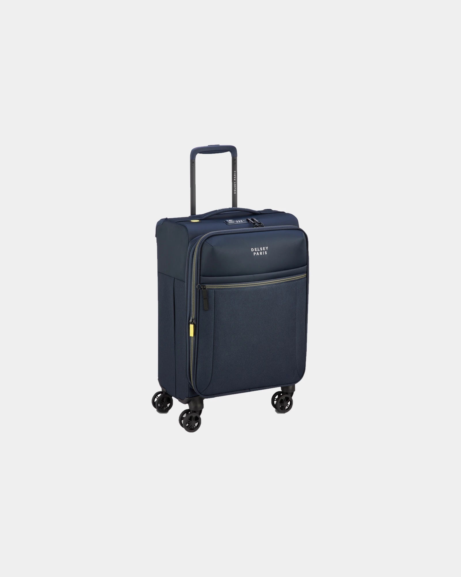 Valise cabine extensible Delsey Brochant 3 à personnaliser - Bleu Marine
