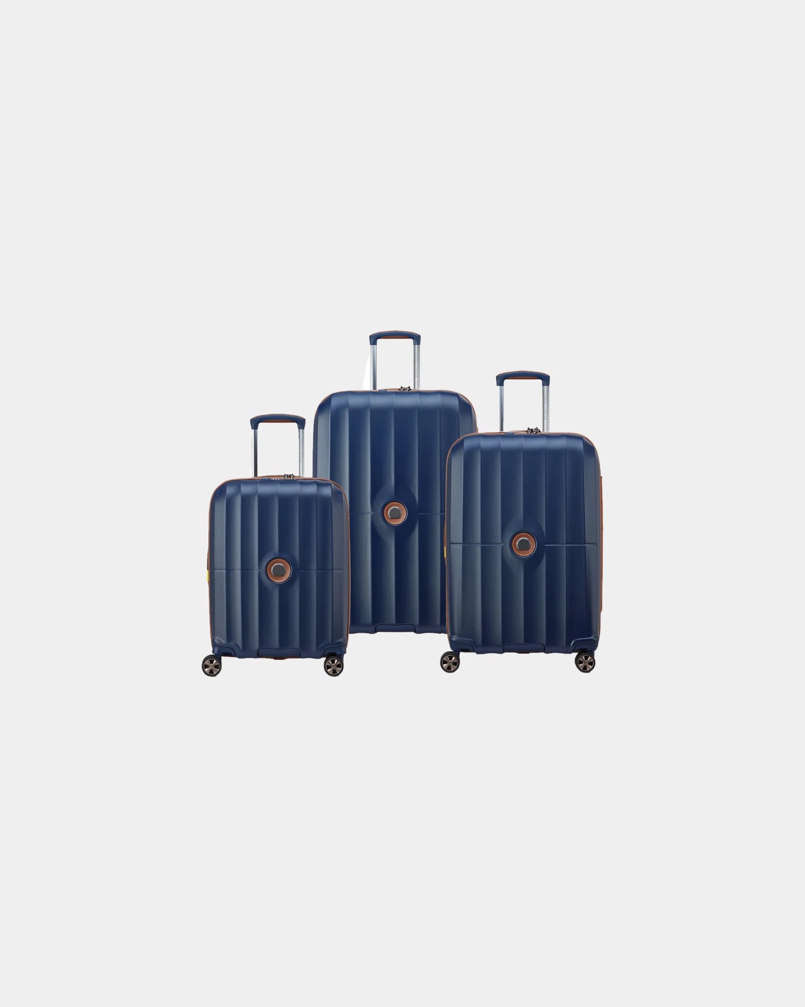 Set de 3 valises Delsey Carrousel 2 à personnaliser - Bleu